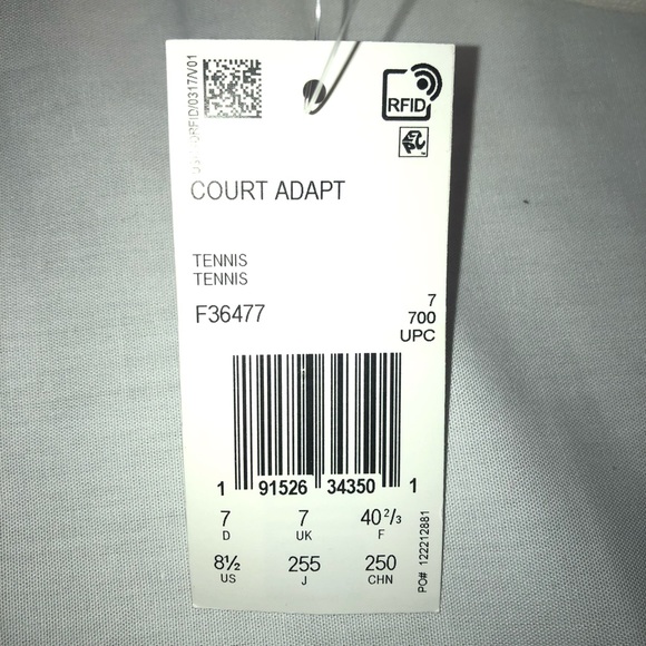 Adidas Court Adapt Pink sneakers NEW - Picture 8 of 8